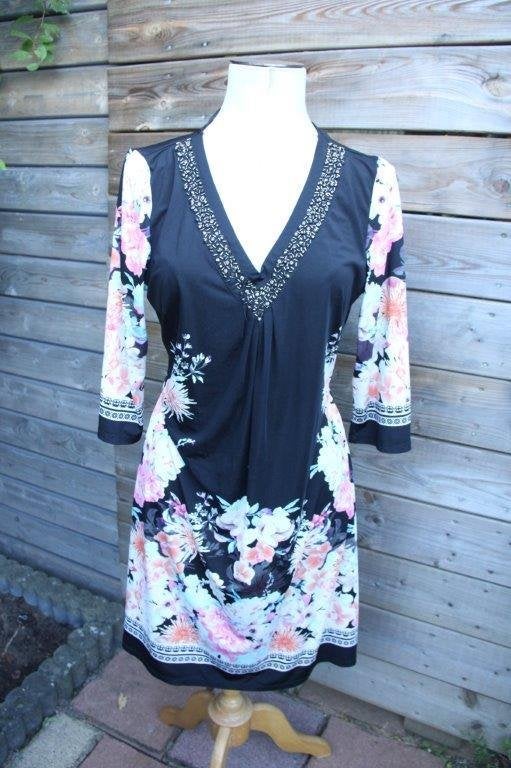 Jurk zwart/ kleur K-Design my XXL Vaste prijs, K-design, Zwart, Maat 46/48 (XL) of groter, Ophalen of Verzenden