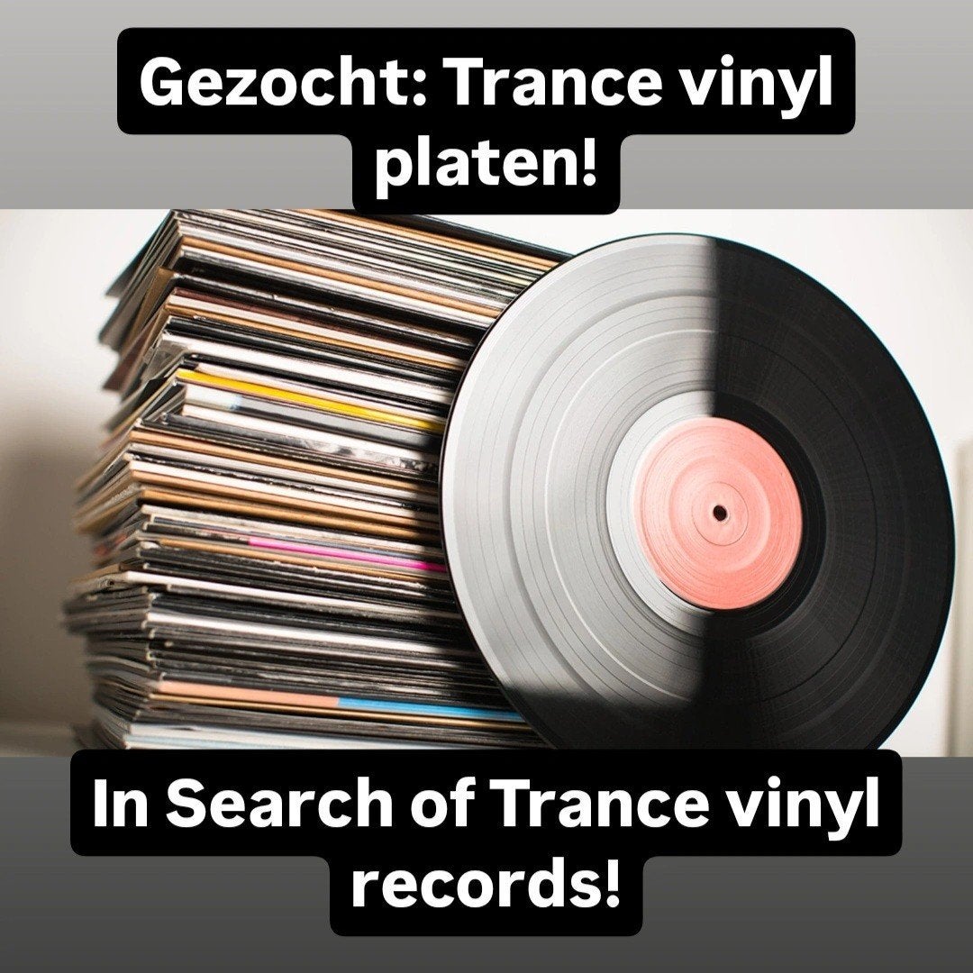Gezocht: Trance vinyl platen 12 inches, Cd's en Dvd's, Vinyl | Dance en House, Ophalen, Gebruikt, 12 inch
