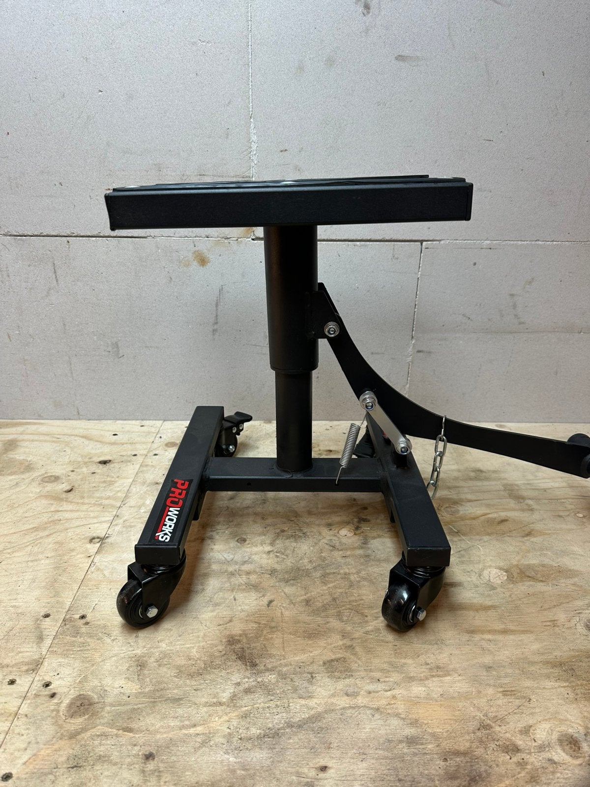 PROWORKS Motorfiets Liftstandaard met Wielen, Ophalen, Gebruikt