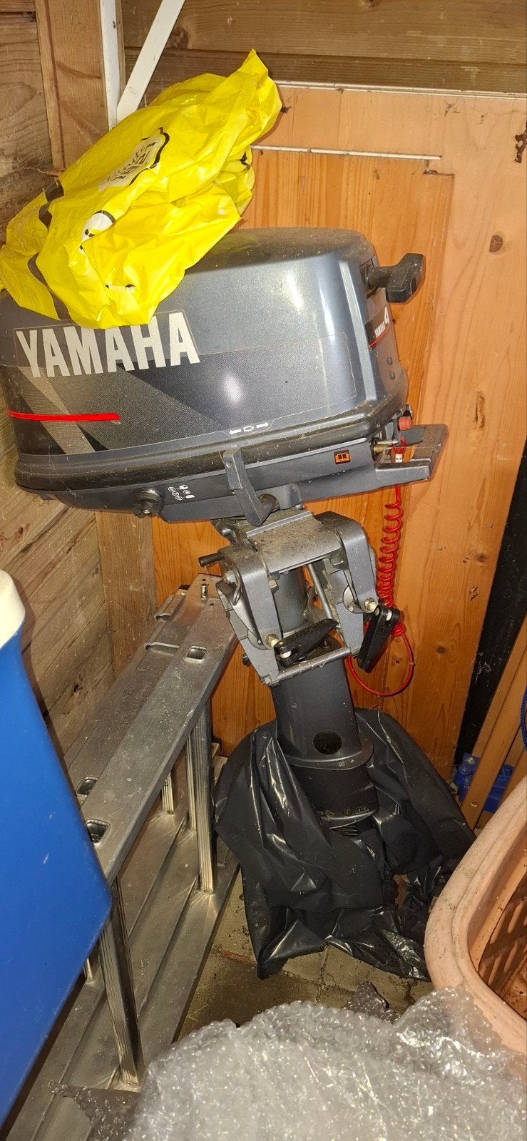 Yamaha 2 pk buitenboordmotor met gratis opblaasboot, Ophalen