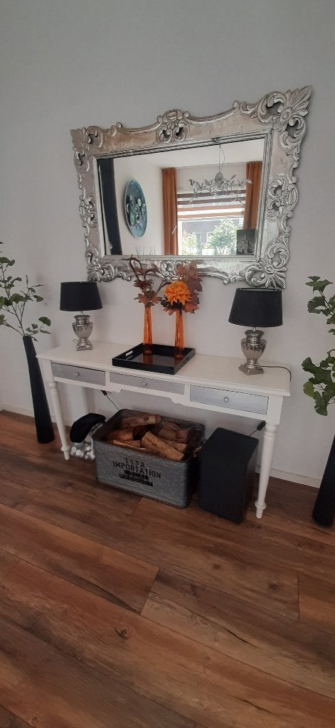 Side table hout 140cm, Huis en Inrichting, Tafels | Sidetables, Ophalen, Gebruikt, 100 tot 150 cm, Barok / klassiek