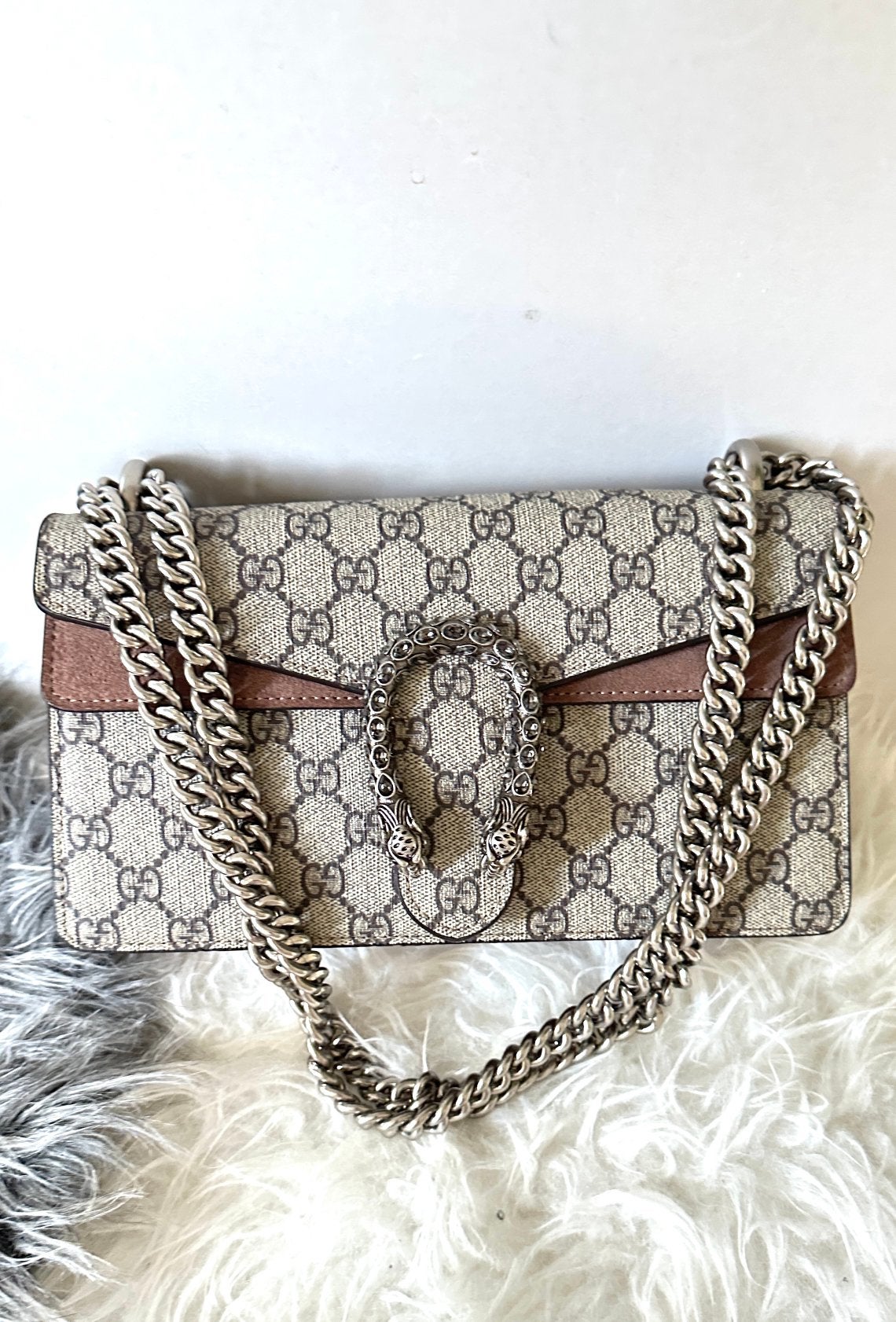 GUCCI TAS, Ophalen of Verzenden, Nieuw, Beige, Schoudertasje