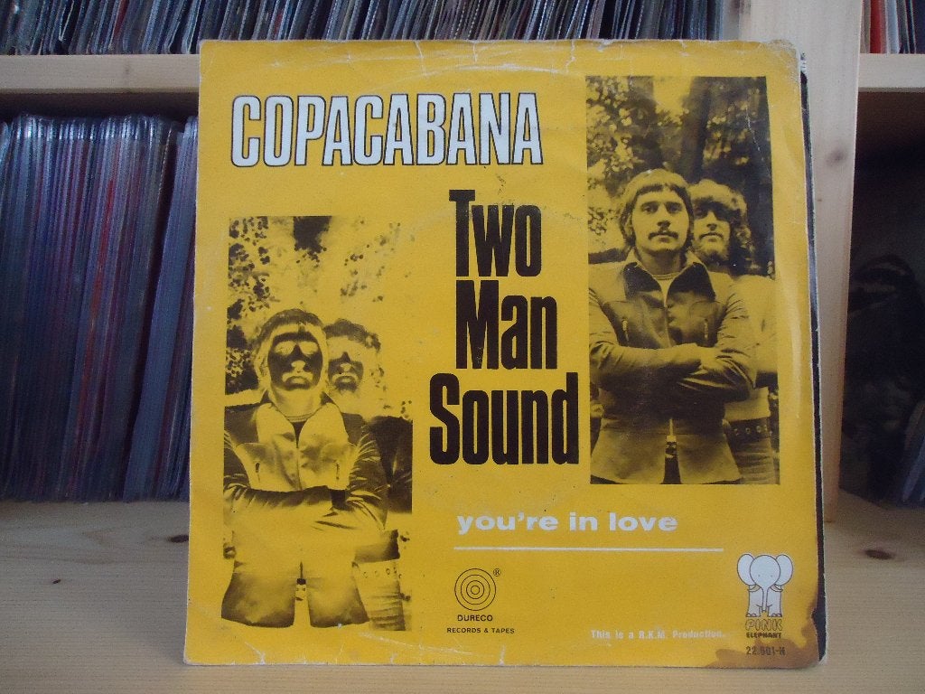 7" Single Two Man Sound - Copacabana / You´re In Love, Cd's en Dvd's, Vinyl Singles, Ophalen of Verzenden, Gebruikt, Pop