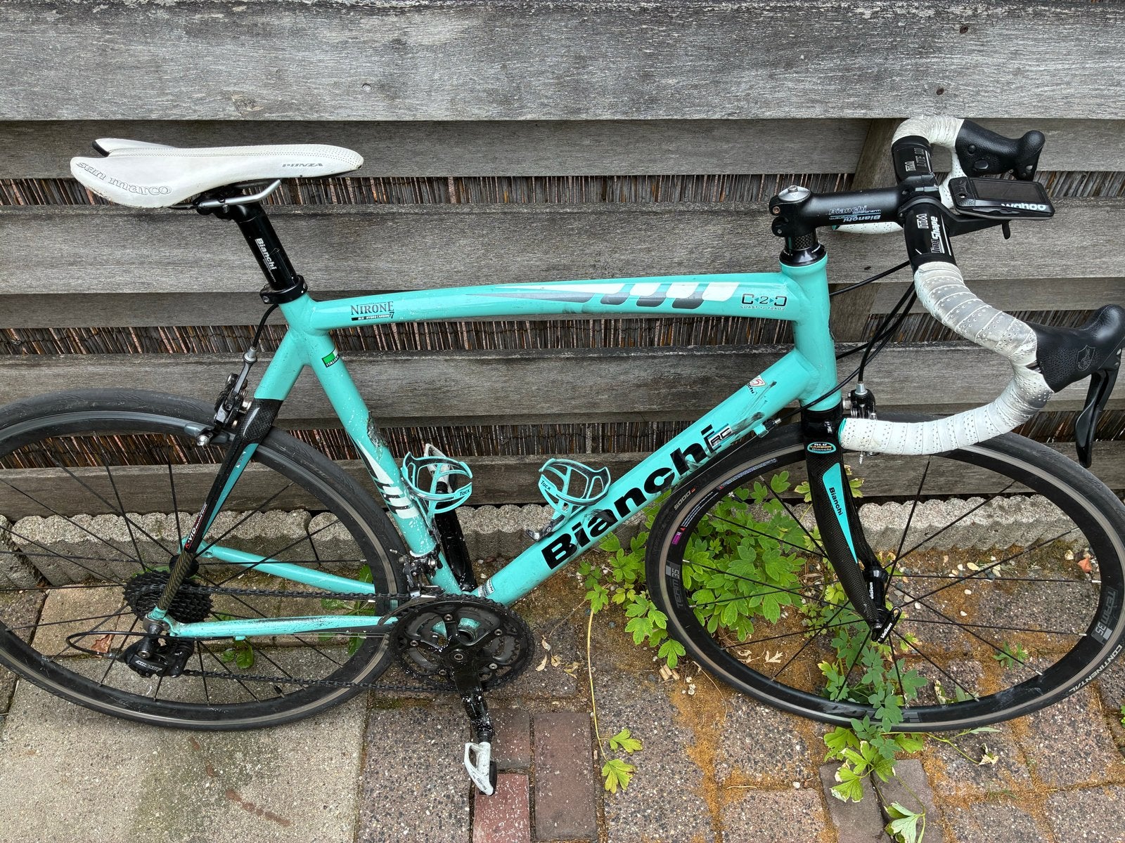 Bianchi Via Nirone racefiets, 28 inch, Gebruikt, Aluminium, 15 tot 20 versnellingen