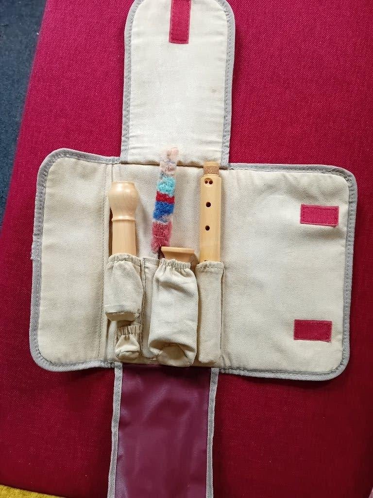 altblokfluit, Ophalen of Verzenden, Gebruikt, Alt, Met koffer, hoes of etui