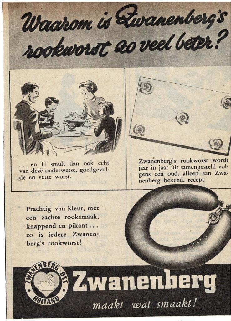 De rookworst van ZWANENBERG'S is veel beter ?, Verzamelen, Verzenden, Zo goed als nieuw, Overige typen