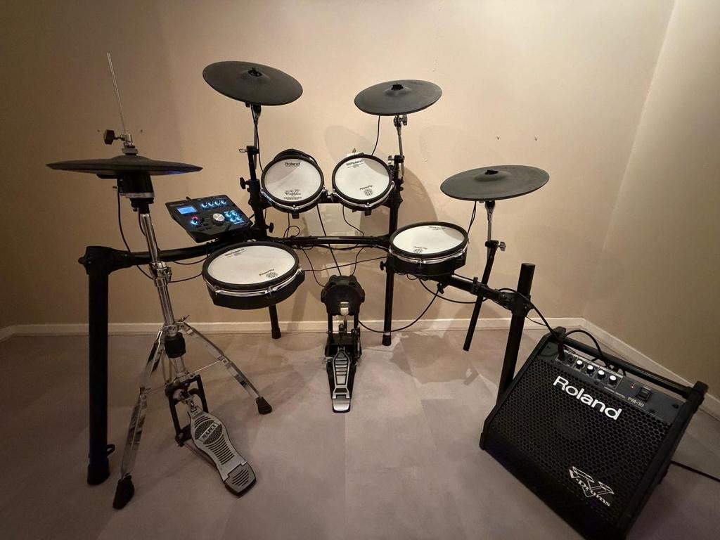 Roland TD-25KV V-Drums + PM-10 Monitor, Muziek en Instrumenten, Ophalen, Zo goed als nieuw, Roland, Elektronisch
