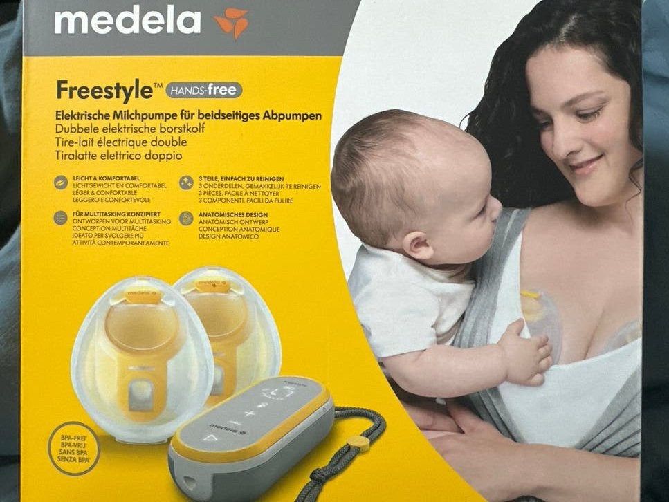 Medela Freestyle Hands-free Dubbele Elektrische Borstkolf, Ophalen, Zo goed als nieuw