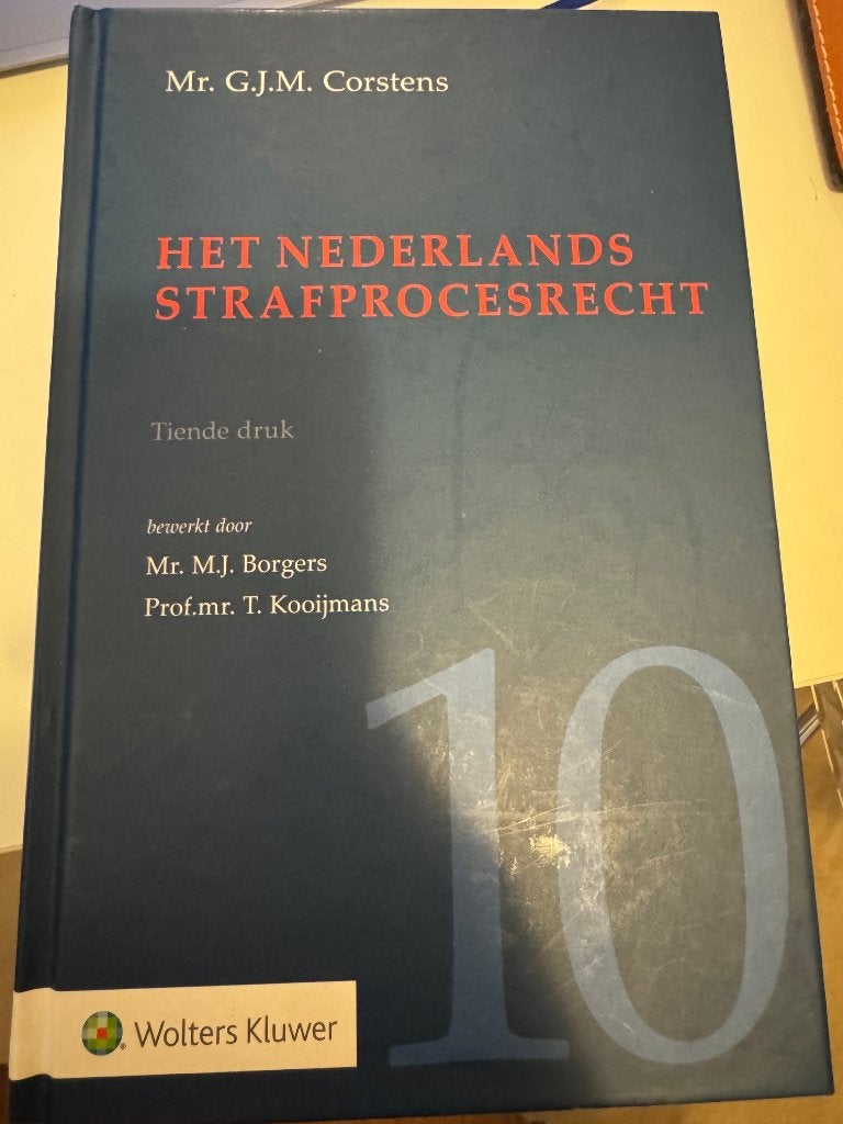Het Nederlands Strafprocesrecht - 10e druk, Ophalen, Gamma, Mr. G.J.M. Corstens, WO