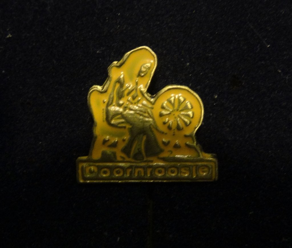 Doornroosje Geel Speldje, Verzenden, Gebruikt, Overige onderwerpen, Speldje of Pin