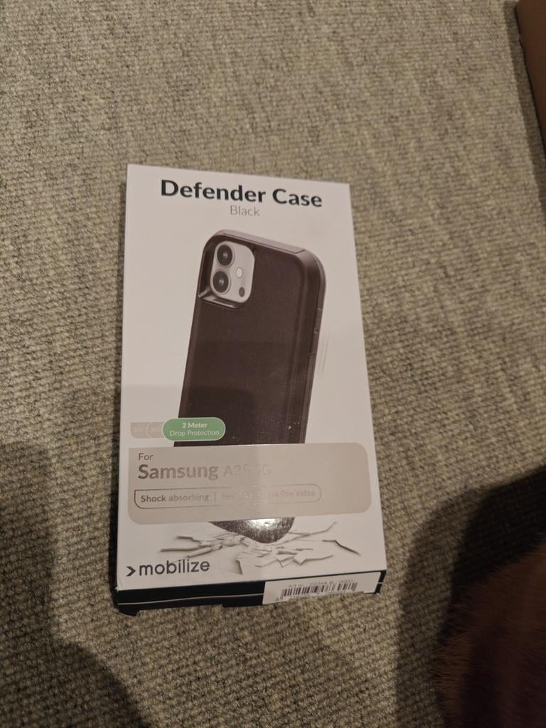Mobilize Defender Case Zwart voor Samsung A35 5G, Ophalen of Verzenden, Nieuw, Overige modellen, Hoesje of Tasje