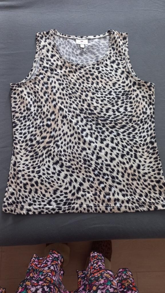 Kingfield Leopard Print  panter topje maat 40, Maat 38/40 (M), Overige kleuren, Ophalen of Verzenden, Zo goed als nieuw