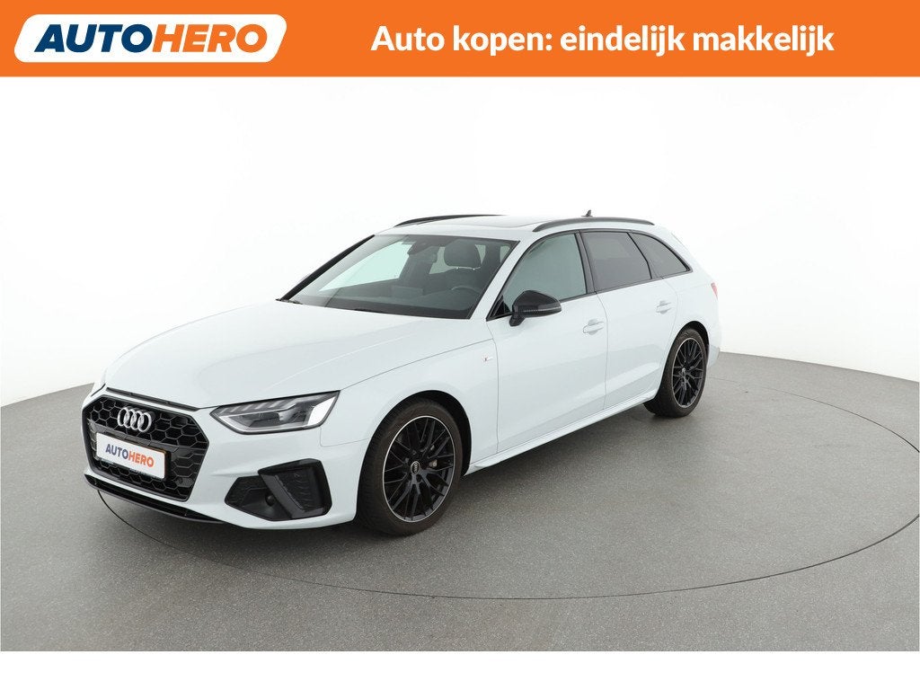 Audi A4 Avant 40 TFSI S edition |ZG98204| (bj 2022), Auto's, Audi, Gebruikt, 4 cilinders, Wit, 93 €/maand