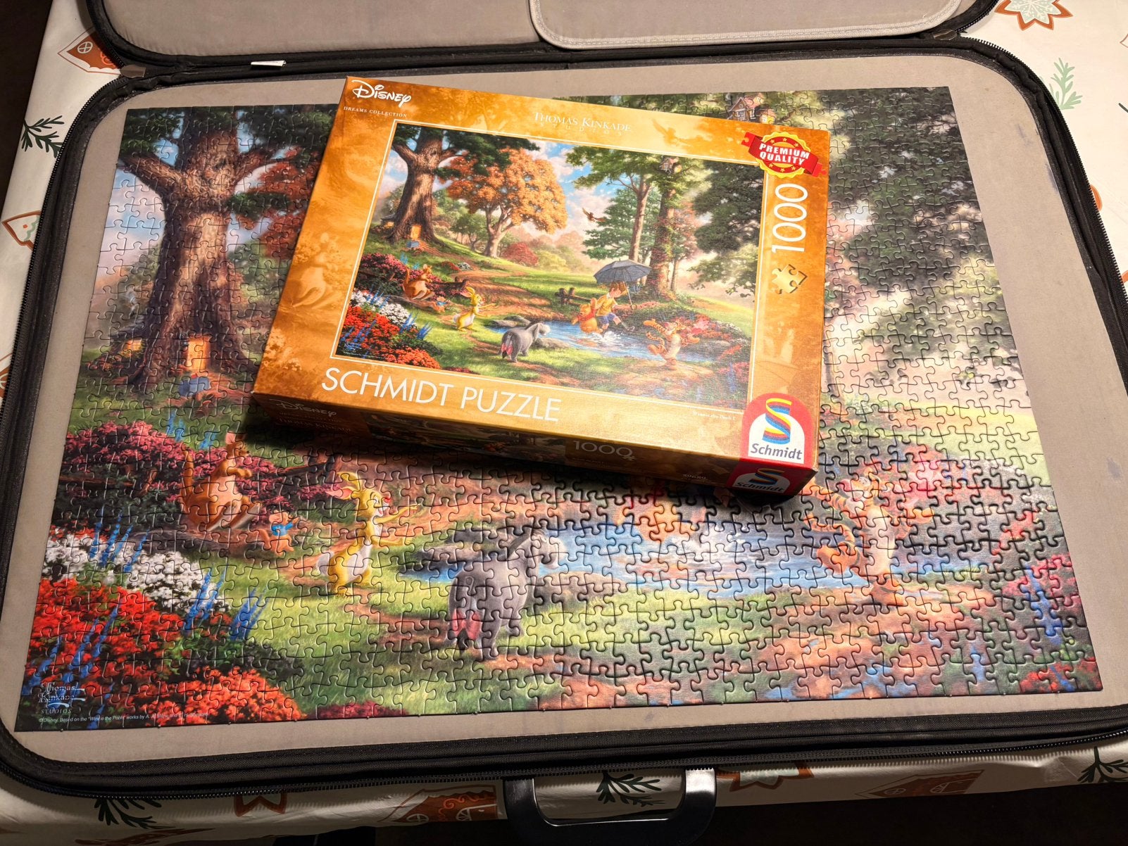 Schmidt disney puzzel Winnie the Pooh 1000 stukjes, Ophalen of Verzenden, 500 t/m 1500 stukjes, Zo goed als nieuw