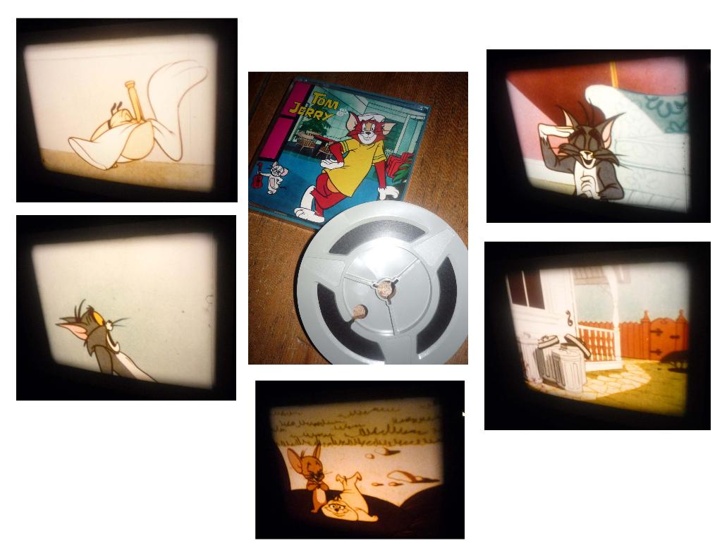 8mm film Tom & Jerry Between Two Fires geluid mooi kleur, Ophalen of Verzenden, 8mm film