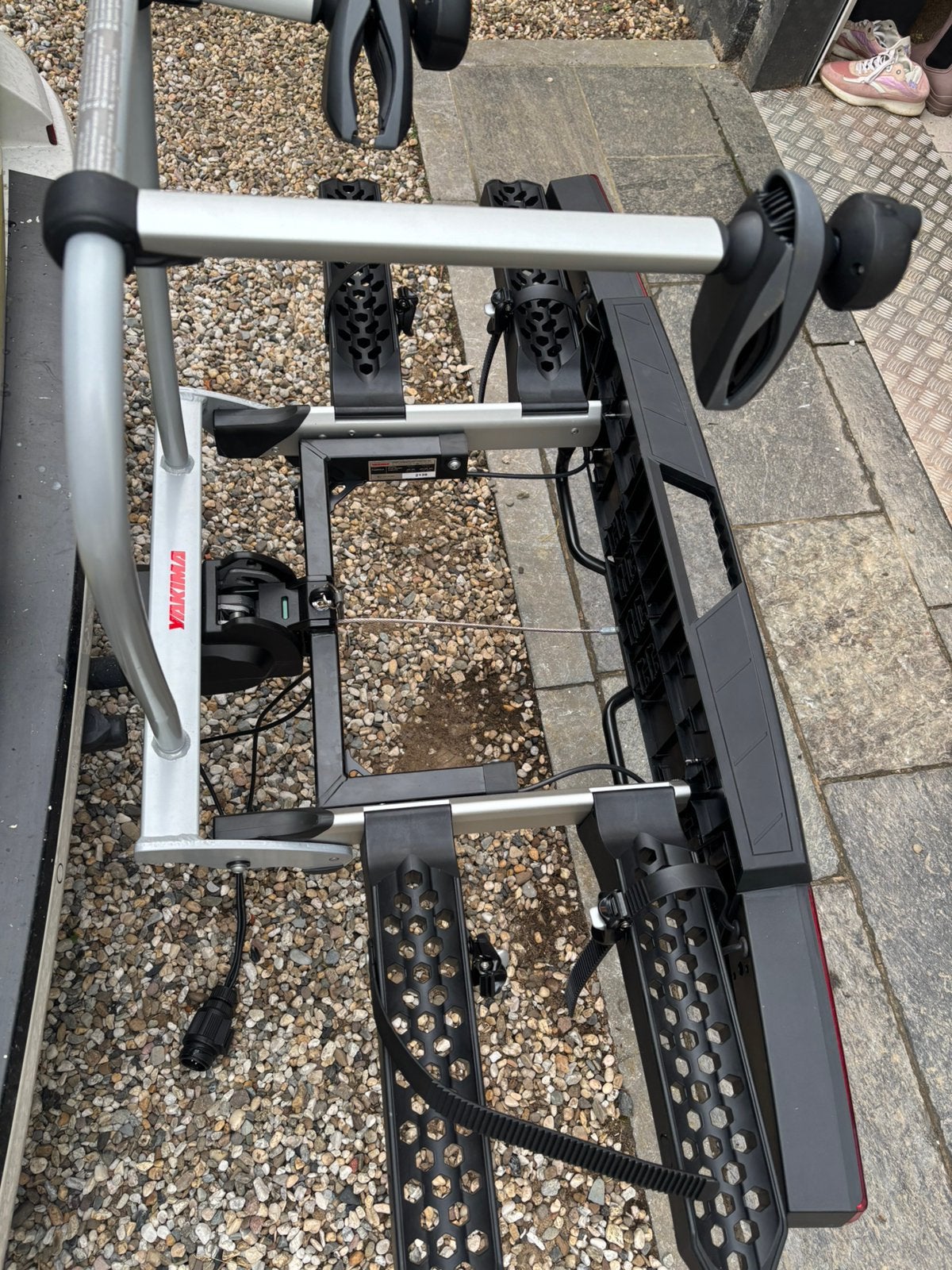 Yakima Foldclick Fietsdrager, Ophalen, Zo goed als nieuw, Trekhaakdrager