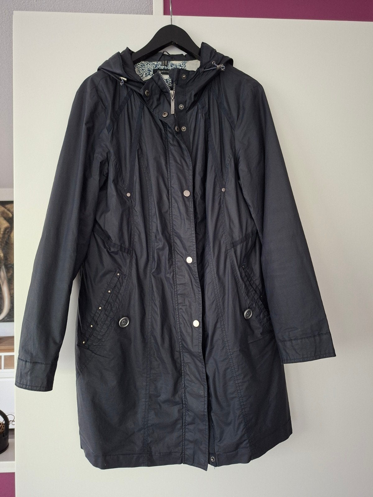 Donkerblauwe zomerjas, Kleding | Dames, Jassen | Zomer, Ophalen of Verzenden, Zo goed als nieuw, Blauw