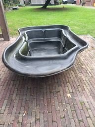 Polyester vijverbak, Ophalen, Gebruikt