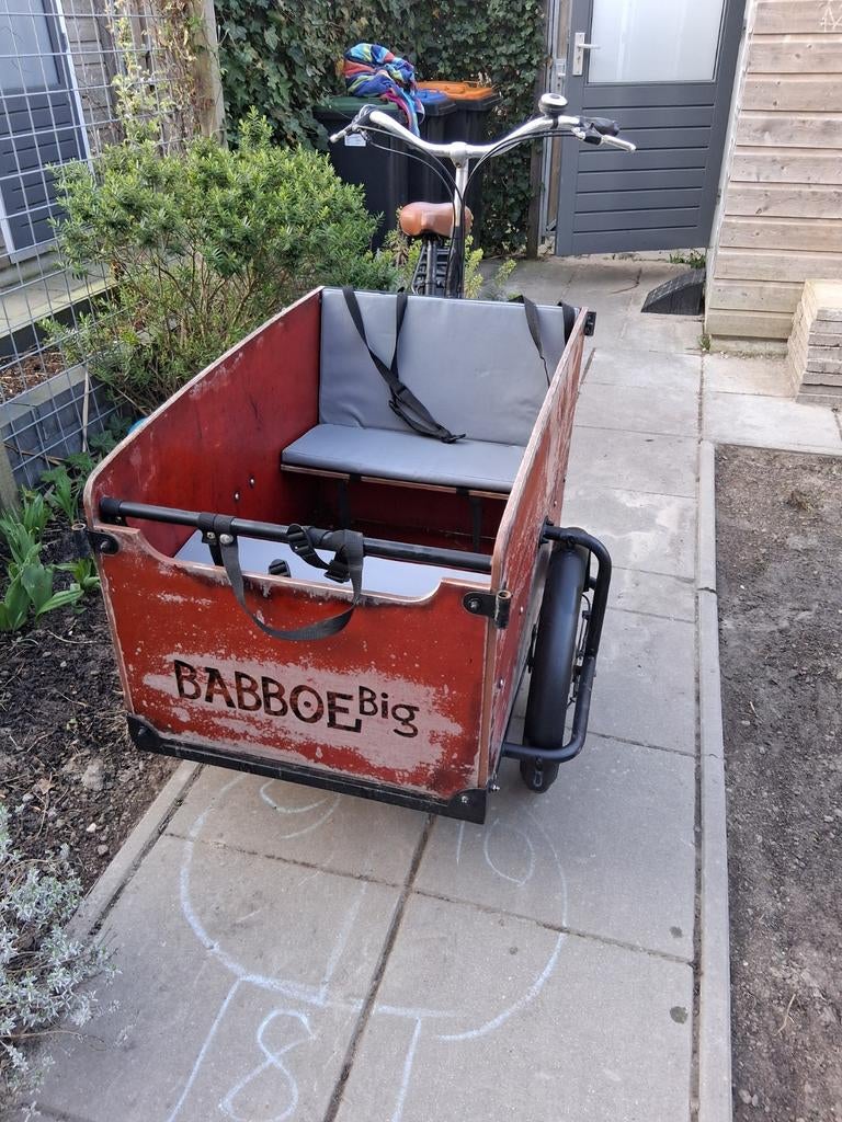 Baboe big bakfiets, Ophalen, Gebruikt, 4 kinderen of meer, Overige merken