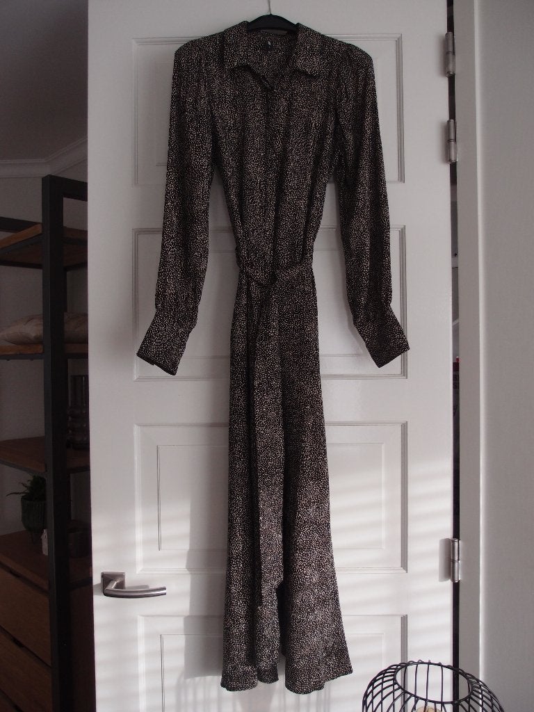 Mooie Shoeby Eksept dames meisjes blouse jurk knoopkoord L, Bruin, Maat 42/44 (L), Ophalen of Verzenden, Zo goed als nieuw