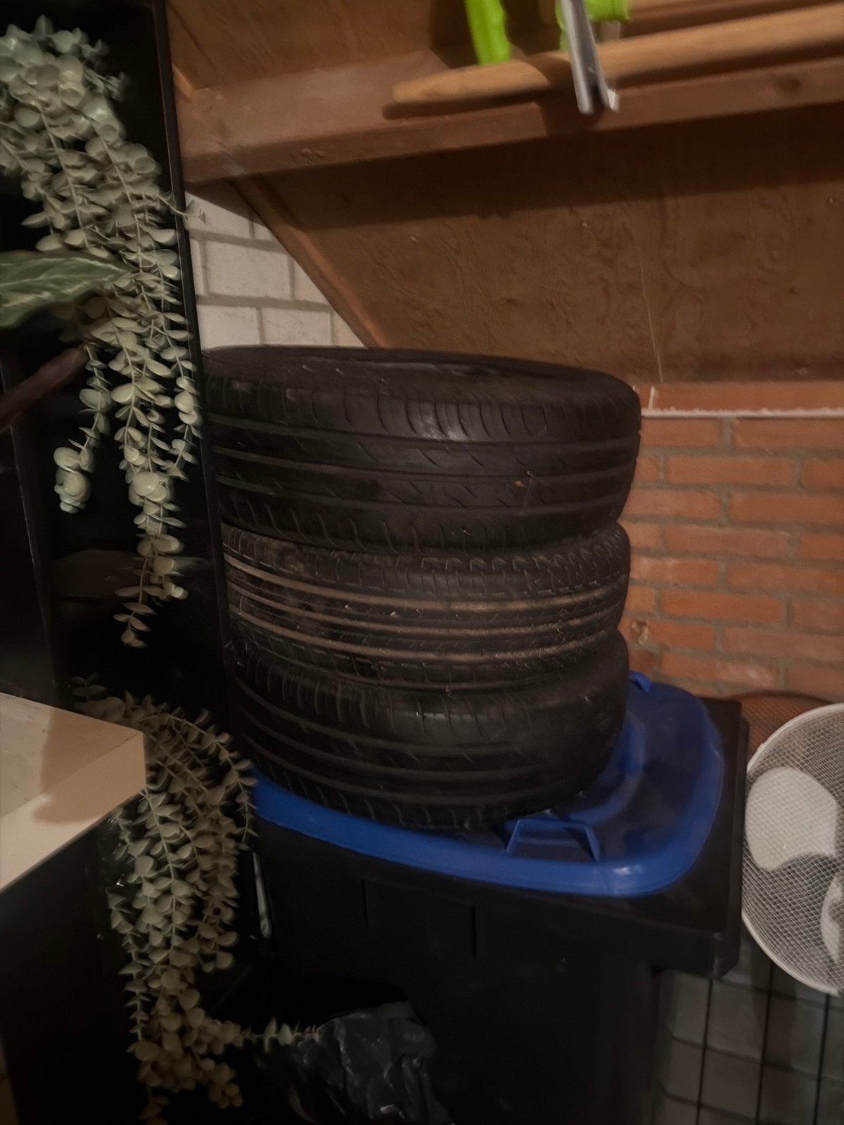 Set van 3 gebruikte 165/65R14 zomerbanden, 14 inch, Gebruikt, Ophalen of Verzenden, Band(en)