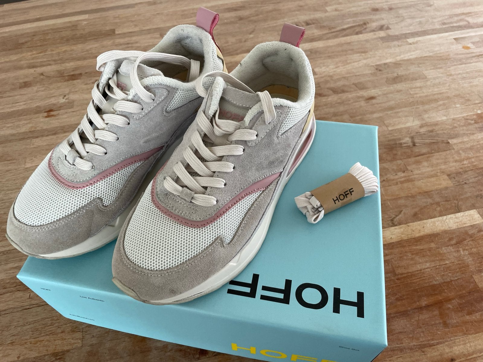 Hoff Dames Sneakers Jin Mad Maat 39, Ophalen of Verzenden, Gedragen, Beige, Sneakers of Gympen
