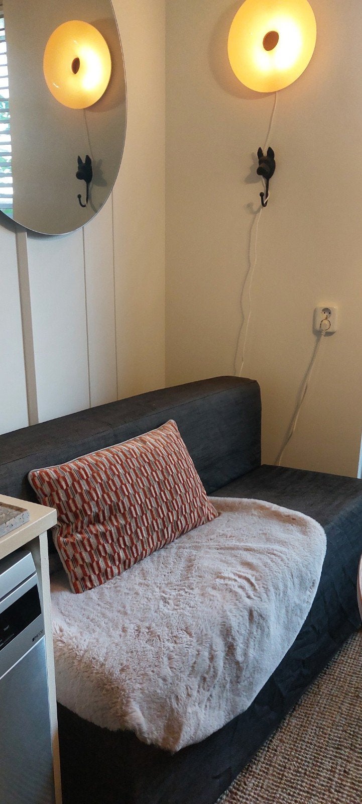 Linteloo DWI eettafelbankje 120 cm breed, Huis en Inrichting, Ophalen, Gebruikt, Eén, Stof