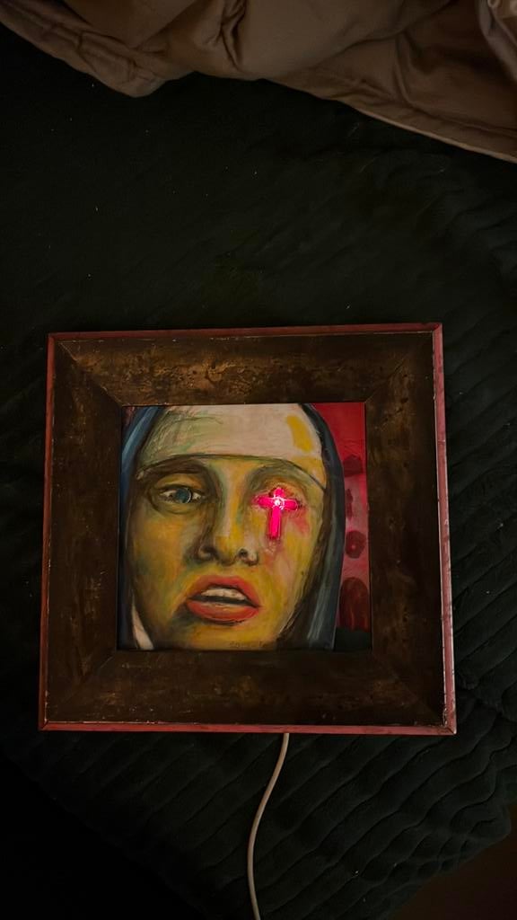 Schilderij van Bon de schilder of de painter, uit rotterdam, Antiek en Kunst, Ophalen of Verzenden