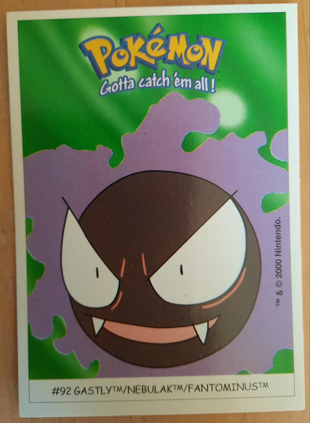 Gastly #92 Dunkin Boomers Pokémon Sticker, Hobby en Vrije tijd, Verzamelkaartspellen | Pokémon, Ophalen of Verzenden, Nieuw, Overige typen