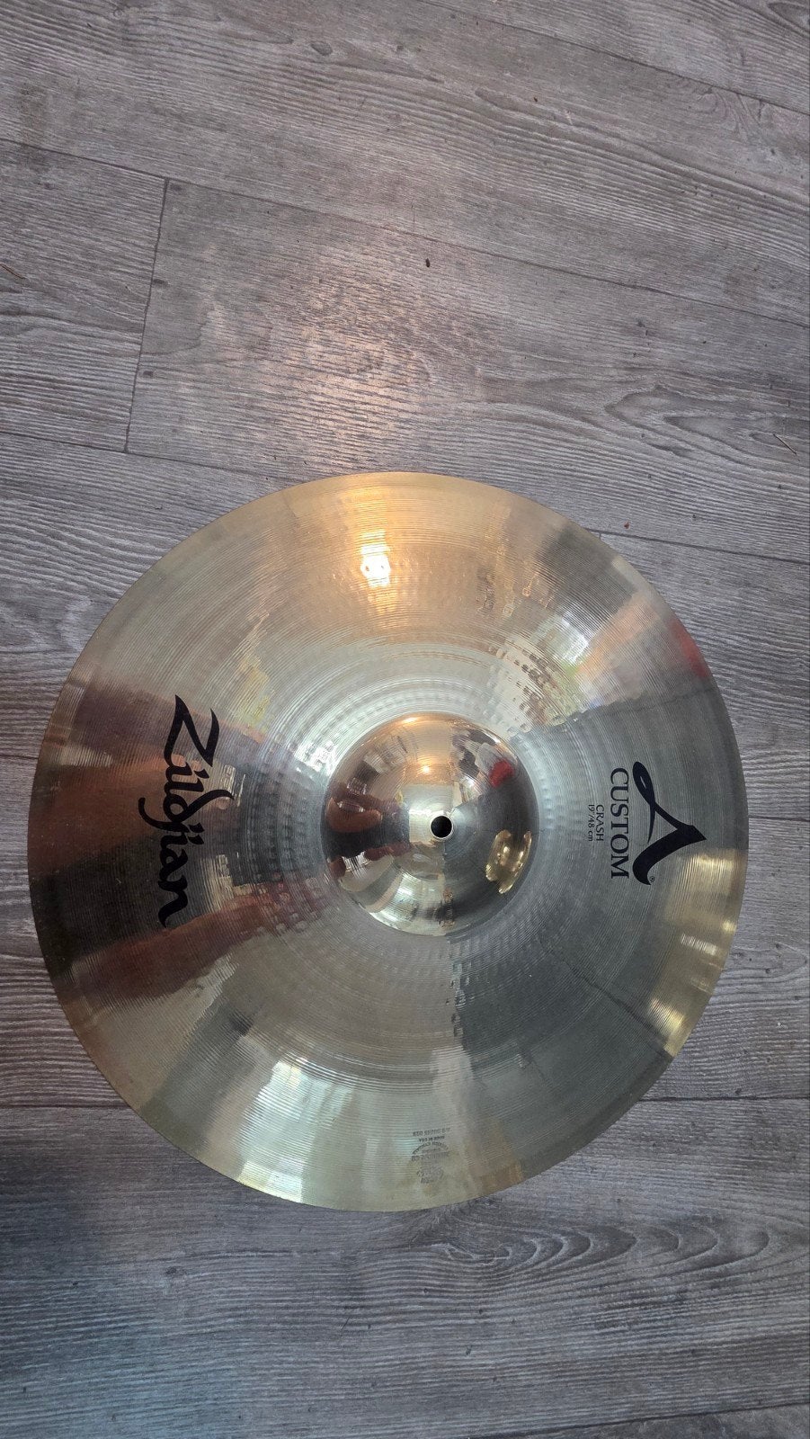 Zildjian A Custom Crash 19 inch - Zo goed als nieuw, Muziek en Instrumenten, Ophalen of Verzenden, Zo goed als nieuw, Overige merken