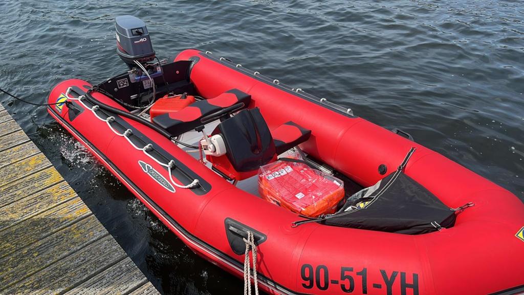 Zodiac Futura Rubberboot met Aluminium Bodem - Compleet!, Watersport en Boten, Rubberboten, Ophalen, Aluminium, Peddels, Benzine