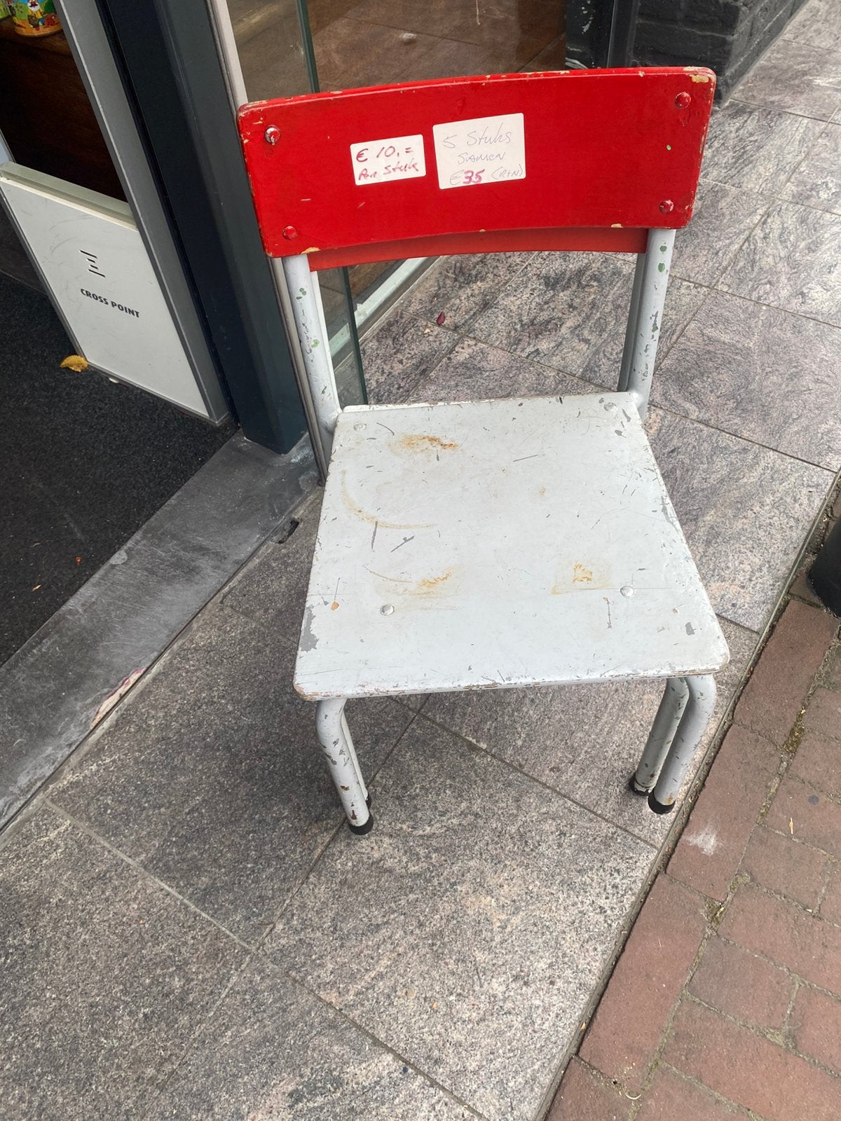 Mooie degelijke vintage kinderstoelen schoolstoeltjes, Ophalen, Gebruikt, Overige typen
