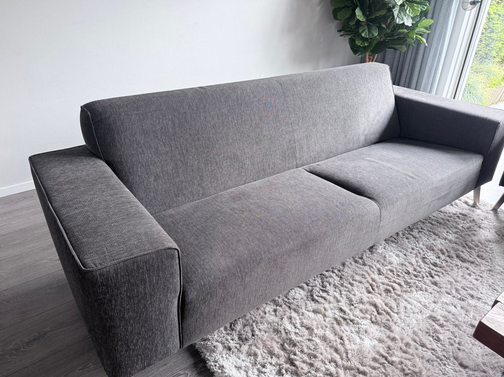 Twee banken - Zo goed als nieuw, Huis en Inrichting, Ophalen, Driepersoons, 75 tot 100 cm, Zo goed als nieuw