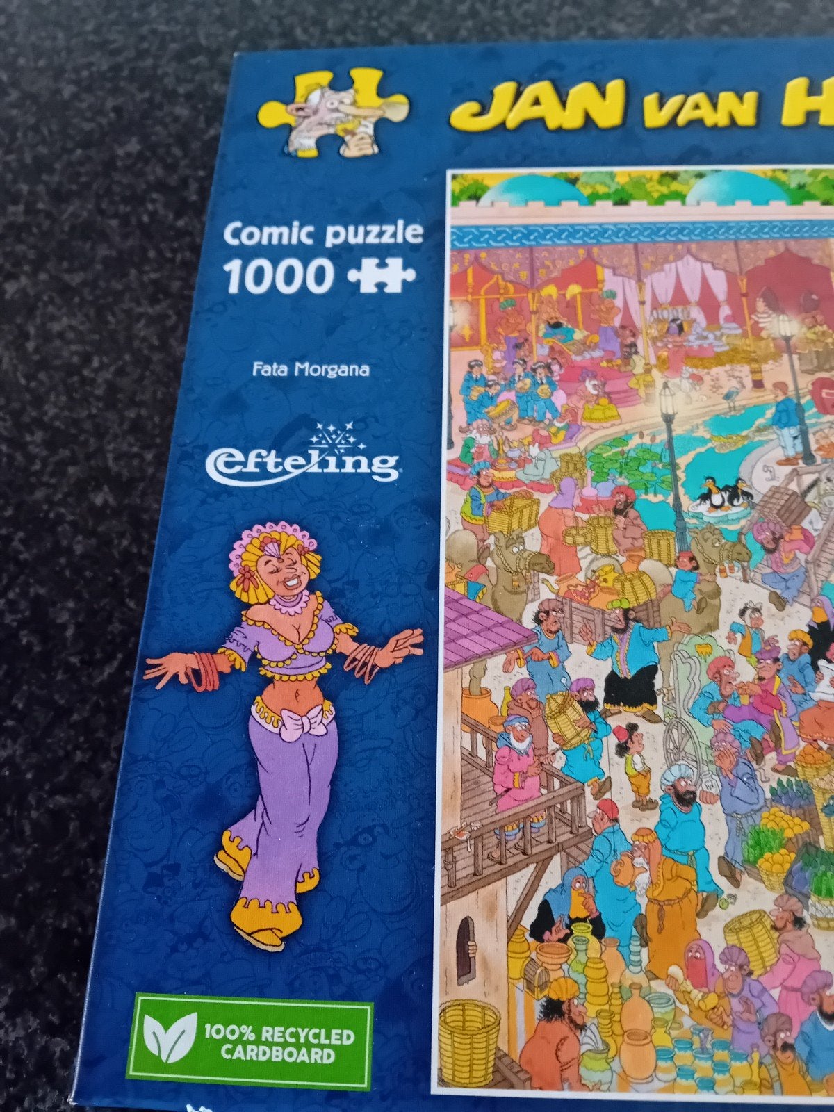 Jan van Haasteren Efteling Fata Morgana 1000 stukjes, Ophalen of Verzenden, 500 t/m 1500 stukjes, Zo goed als nieuw, Legpuzzel