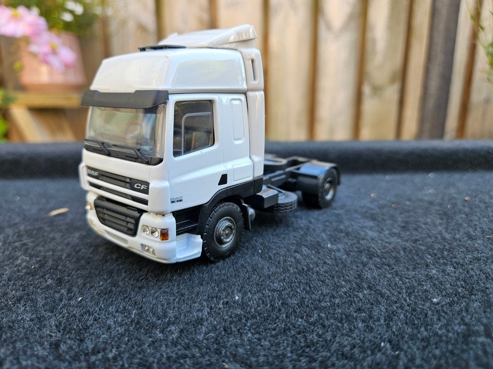 Lioncar Daf CF losse trekker Wit 1:50, Ophalen of Verzenden, Zo goed als nieuw, Bus of Vrachtwagen, Lion Toys