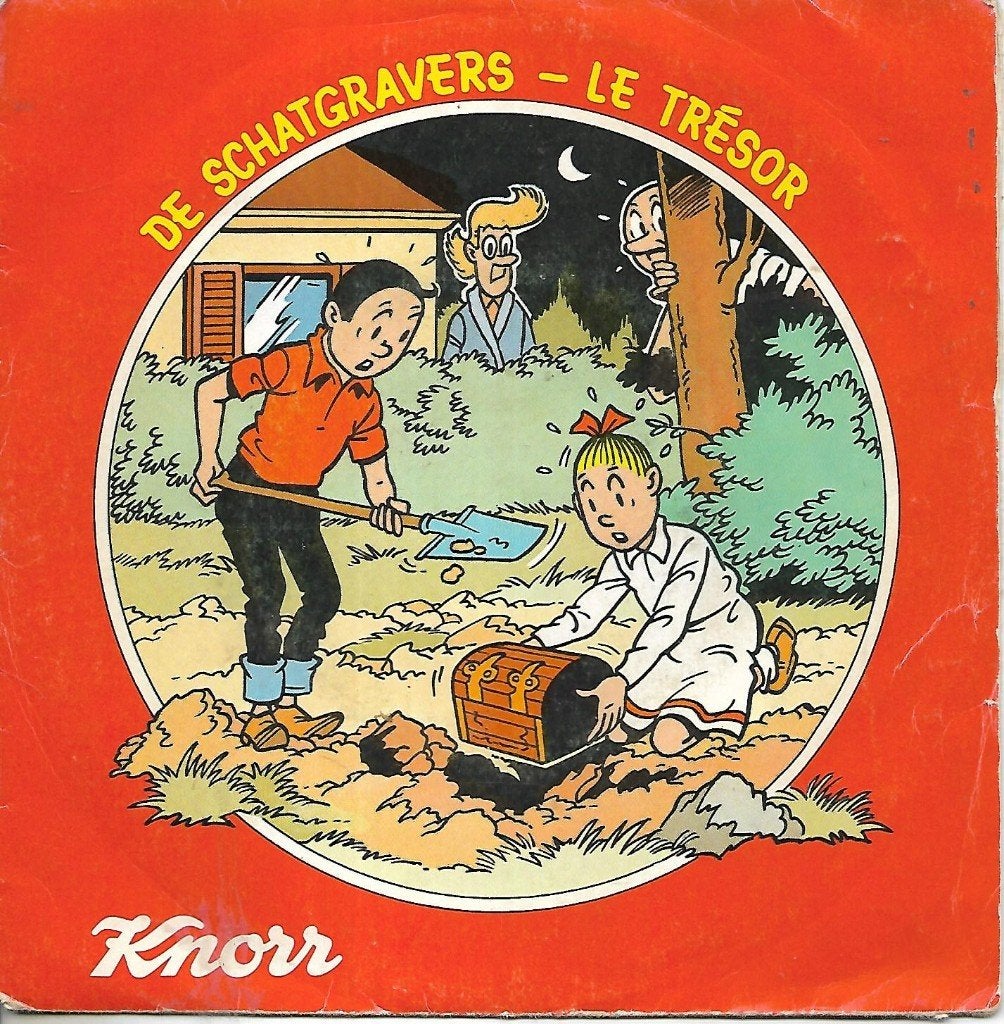 Suske en Wiske - De schatgravers (Knorr flexi), Ophalen of Verzenden, Suske en Wiske, Gebruikt, Boek of Spel