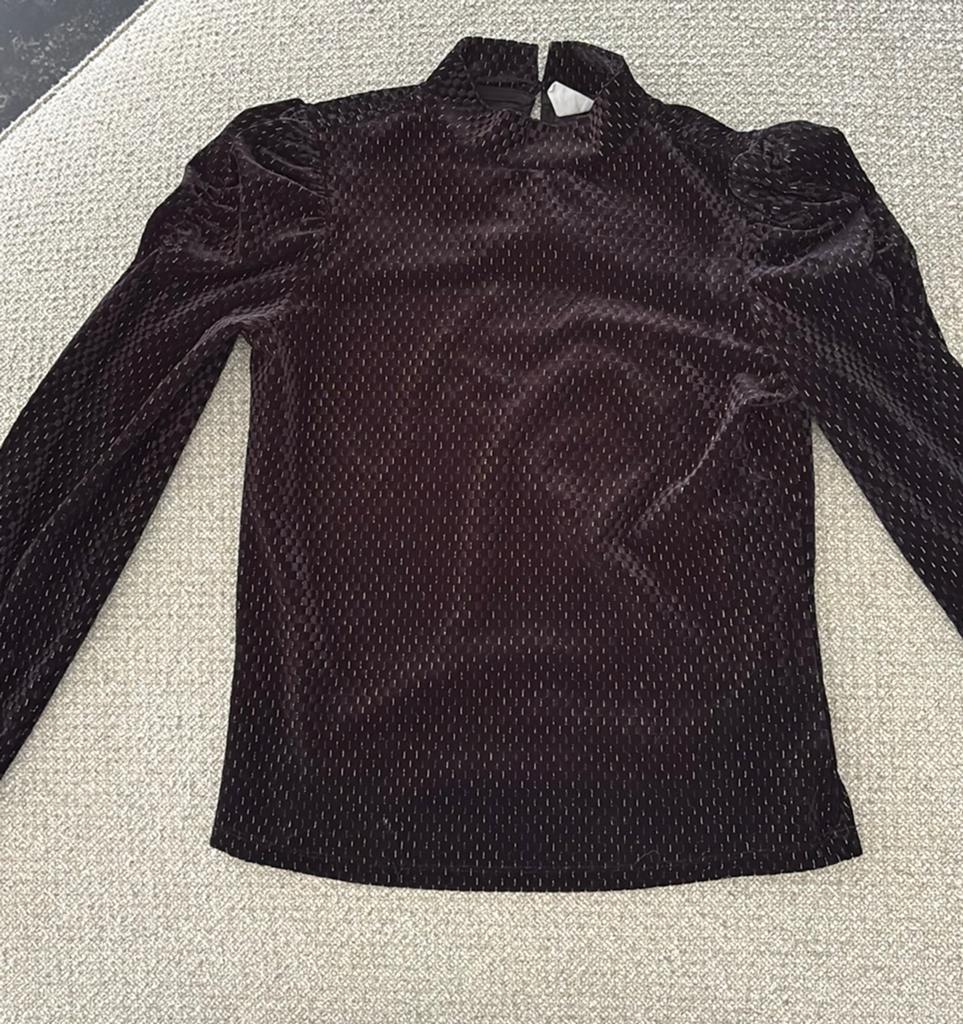 Hema top glitter 134-140, Kinderen en Baby's, Kinderkleding | Maat 134, Ophalen of Verzenden, Zo goed als nieuw, Meisje, Shirt of Longsleeve