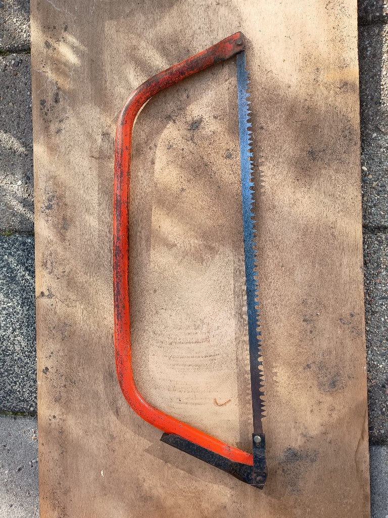 Vintage Sandvik beugelzaag / boogzaag, Ophalen, Gebruikt, Beugelzaag