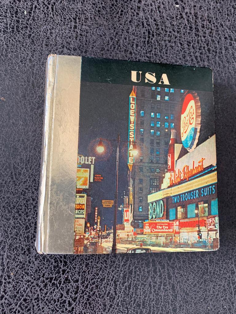 Leuk vintage Gold-leaf fotoboekje USA 1960, Verzenden, Huis en Inrichting