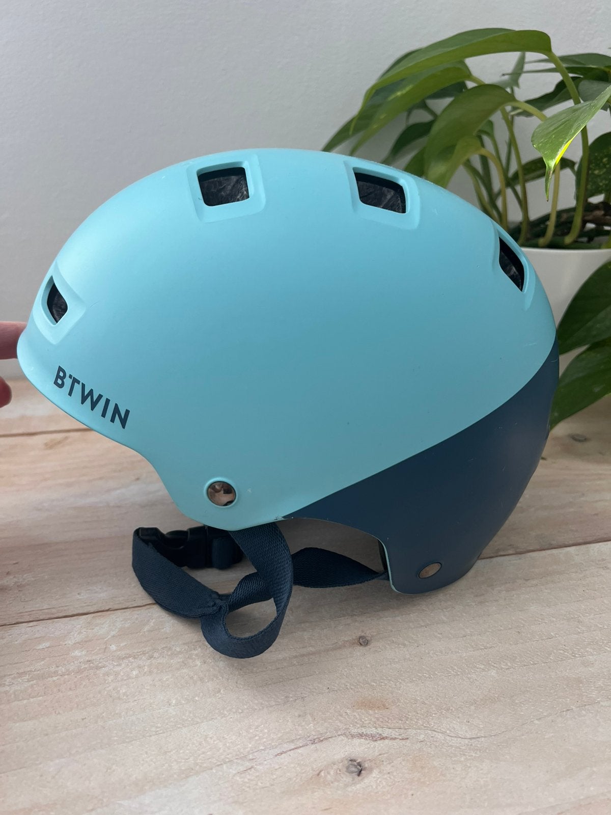 Fietshelm decathlon Btwin mt S (52-55 cm), Ophalen, Zo goed als nieuw, S
