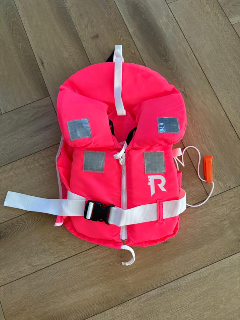 Roze Regatta reddingsvest 100N voor kinderen 5-15 kg, Ophalen of Verzenden, Zo goed als nieuw, Kind, Reddingsvest of Zwemvest