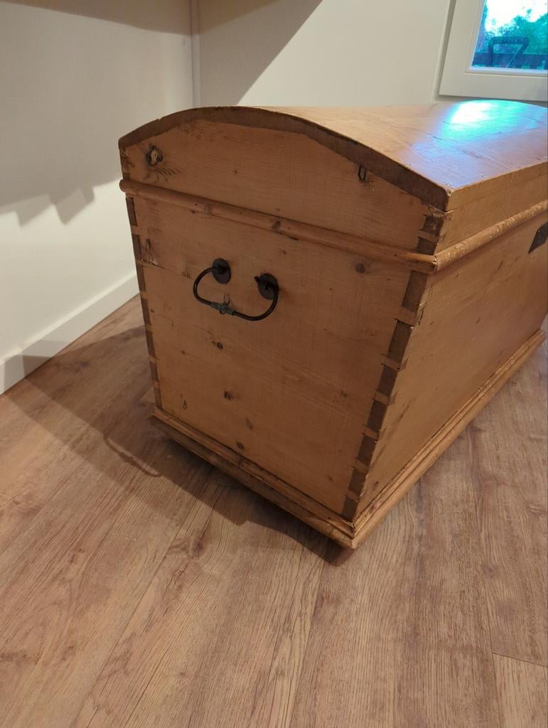 Oude houten kist - 100x56x65cm, Ophalen, Gebruikt, 50 tot 100 cm, 50 tot 75 cm