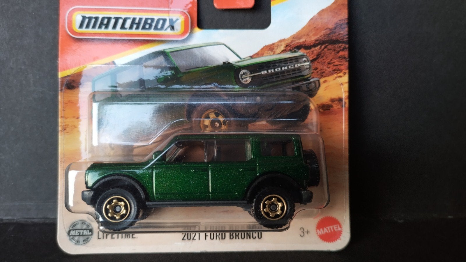 Ford Bronco 2021 3inch Matchbox Pol, Auto, Verzenden, Nieuw, M