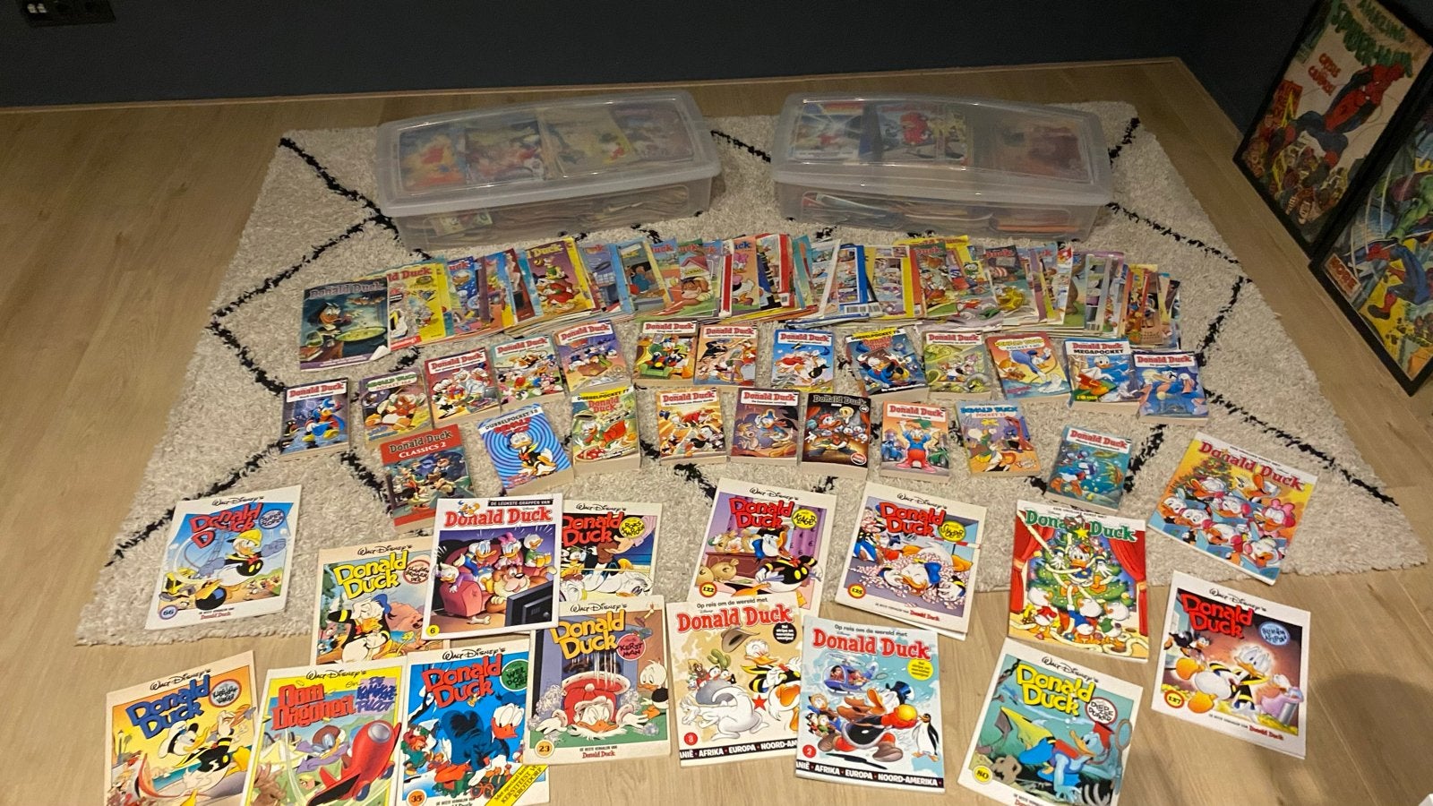 Grote collectie Donald Duck stripboeken en pockets, Boeken, Meerdere stripboeken, Ophalen of Verzenden, Gelezen