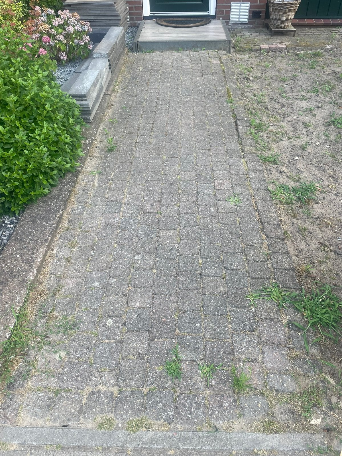 Gratis af te halen: betonklinkers / sierbestrating, Tuin en Terras, Tegels en Klinkers, Gebruikt, Terrastegels, Keramiek, Ophalen