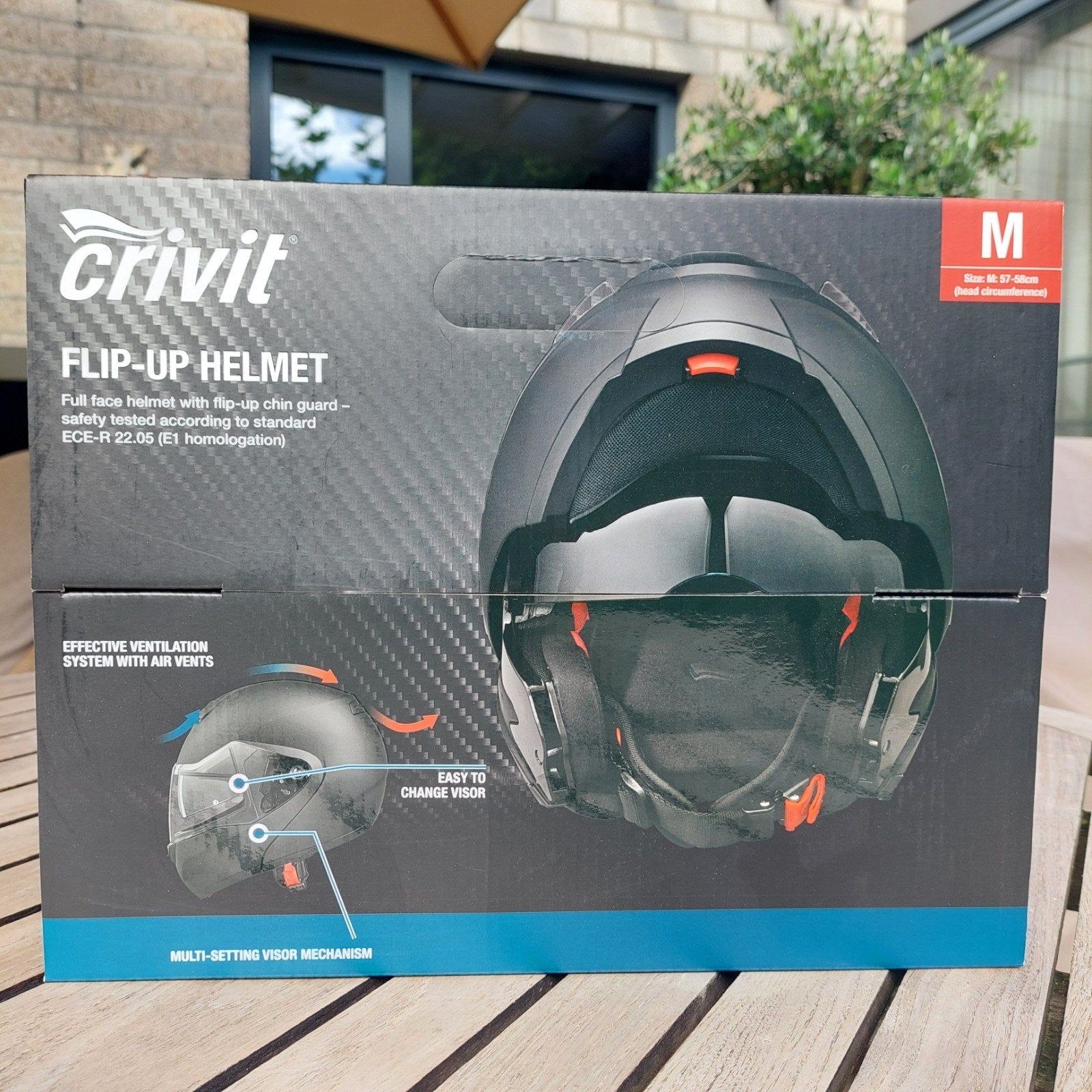 Crivit Systeemhelm Maat M - Nieuw in doos, M, Systeemhelm, Ophalen of Verzenden, Nieuw met kaartje