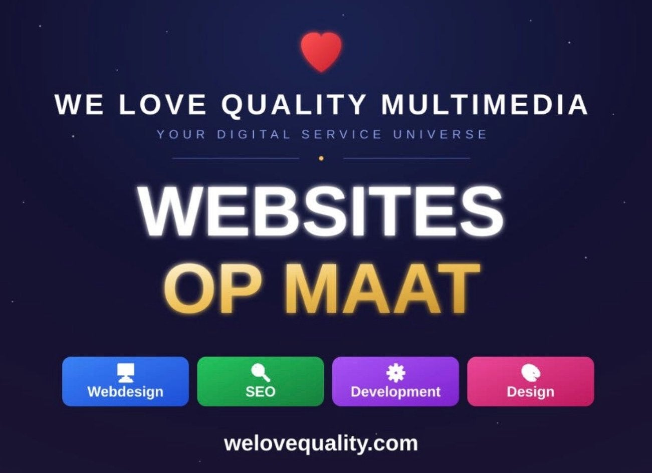 Website laten maken | Webshop, Hosting, Apps & Marketing, Garantie, Nieuwbouw of Opbouw
