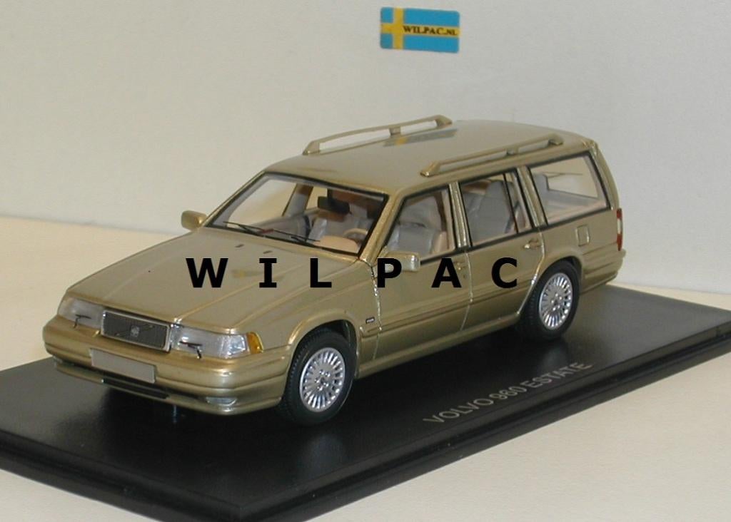 Neo . Volvo 960 Estate goud / beige metallic in 1:43 resin ., Ophalen of Verzenden, Nieuw, Auto, Overige merken
