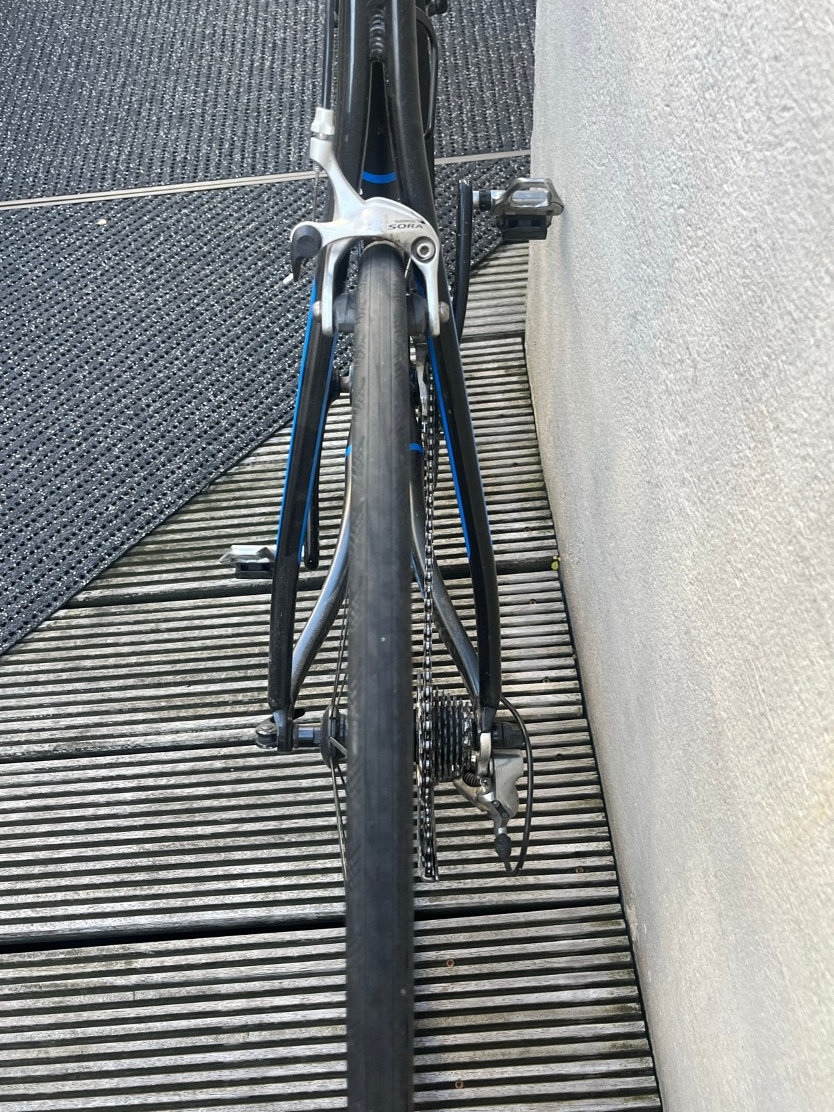 Cube Aerial Racefiets - Zwart/Blauw, 28 inch, Gebruikt, Aluminium, Meer dan 20 versnellingen