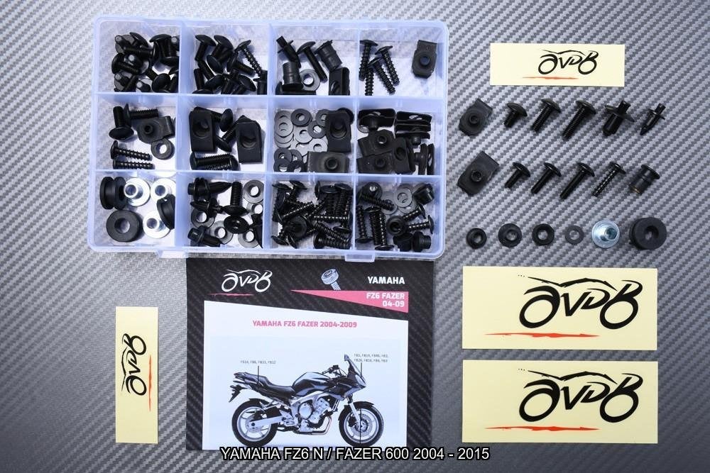 Kuip bouten set voor YAMAHA FZ6 N / FAZER 600 2004 - 2015, Motoren, Ophalen of Verzenden, Nieuw
